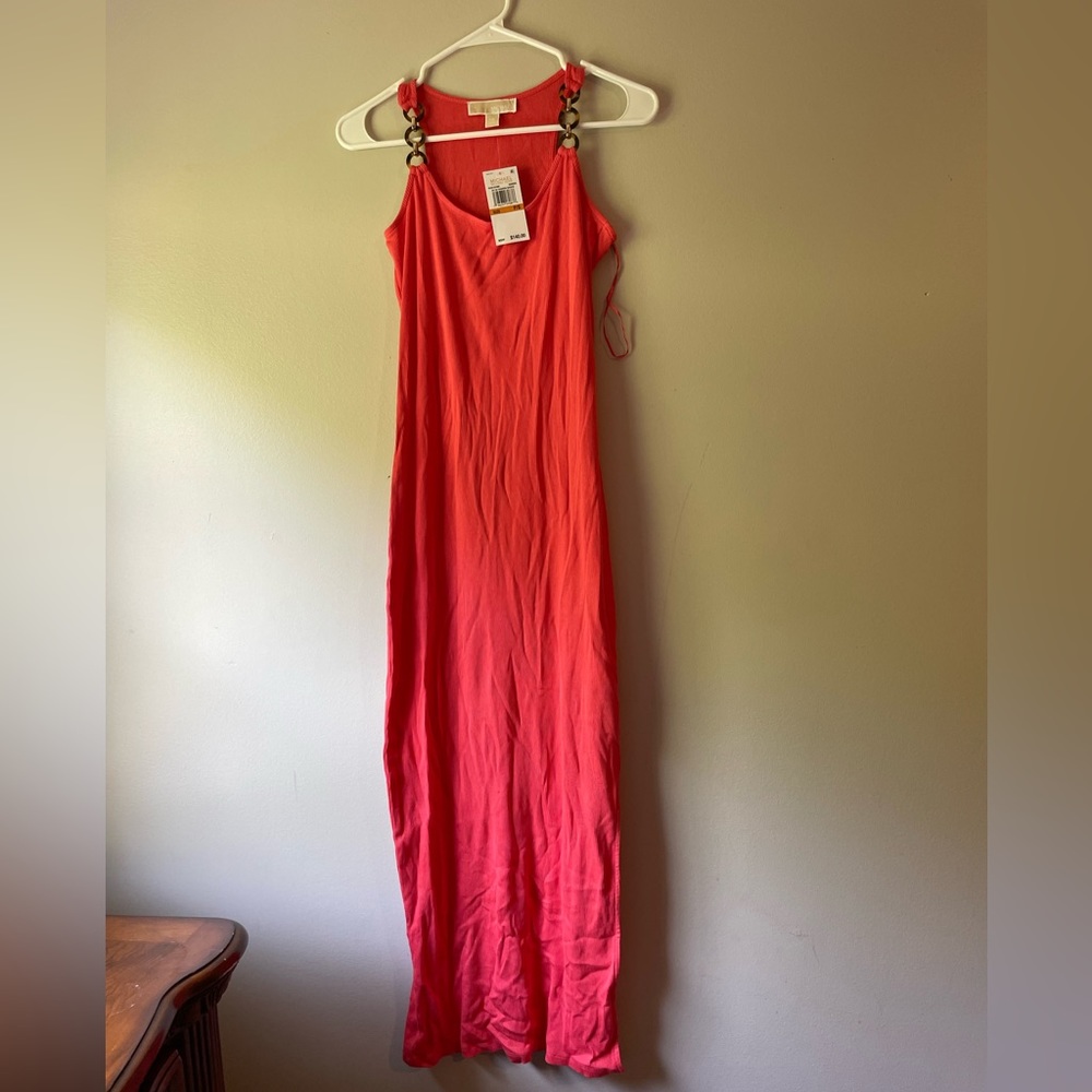 Gorgeous Coral Maxi Dress for Summer